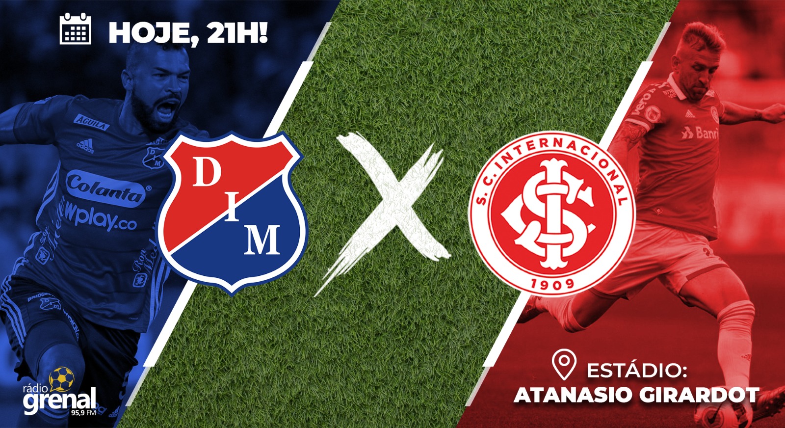 Inter x Independiente Medellín - onde assistir ao vivo, horário do jogo e  escalações